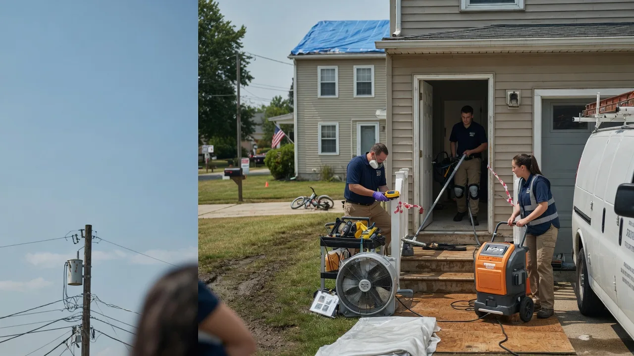 Water Damage Repair in Milltown, IN near me